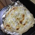 motsu3uko's cooksnap of when they made チーズソースでチーズ節約＊チーズピザ.