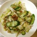 クック40CUVO☆'s cooksnap of when they made キュウリとキャベツの梅和え.