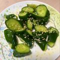 ぷたぷたぷっぷ's cooksnap of when they made 簡単！ごま油でやみつききゅうり.