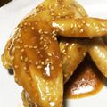 micchily's cooksnap of when they made こってり甘辛手羽先.