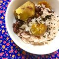 ふたごゆき's cooksnap of when they made 栗赤飯.