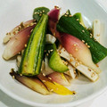 じゅんぞう49's cooksnap of when they made 小さな野菜おかずオクラとみょうがの酢の物.