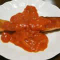 ユッキー3's cooksnap of when they made 鮭のムニエル♪トマトクリームソース.