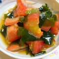 レオミウ's cooksnap of when they made トマトとワカメのおひたし.