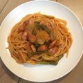 nuy's cooksnap of when they made ウチの❤簡単ナポリタン❤.