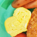 みまま♡'s cooksnap of when they made ふんわり！だし巻き風ハート玉子焼　お弁当.