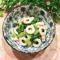 なつき☆ミ's cooksnap of when they made シロナとかまぼこのゴマドレ和え.