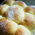 ノロノロ☆'s cooksnap of when they made ふわふわちぎりパン＊一次発酵はHB.