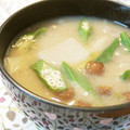 ともりん0203's cooksnap of when they made とろり♪ナメコとオクラと大根のお味噌汁.