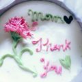 AlyssaH's cooksnap of when they made 母の日に＊ケーキの飾り＊チョコの花.