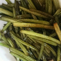 おいしいもん☆'s cooksnap of when they made さつまいもの茎のきんぴら美味しいんです♪.