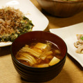 ガメコ's cooksnap of when they made えのき★みょうがの味噌汁.