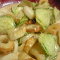 りんか☆'s cooksnap of when they made お手軽！きゅうりとちくわのごまドレ和え.