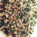 まる子とピッコロ's cooksnap of when they made にら鶏そぼろ.