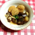 riramuhffy's cooksnap of when they made なすと鶏つくねの煮物.