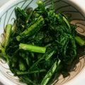 フランボワーズ415's cooksnap of when they made 春菊のアジアン炒め.