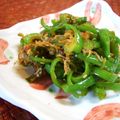 ＠LECHE's cooksnap of when they made ピーマンのポン酢炒め.