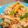 chikomero's cooksnap of when they made ♡森三中･村上家の生姜焼き♡.