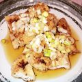 クックRR2N92☆'s cooksnap of when they made たっぷりタレで頂く♡鳥ささみの油淋鶏風.