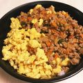 燈夜★'s cooksnap of when they made 野菜たっぷり豚そぼろ＆卵そぼろ☆.