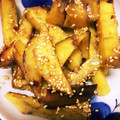 みほミホ's cooksnap of when they made かりんとう風？揚げないスティック大学芋♪.