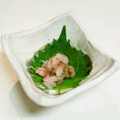 ぽんこ♡'s cooksnap of when they made 甘エビのとろろ昆布和え.