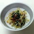 美味しい嬉しい's cooksnap of when they made わかめと豆もやしのナムル.
