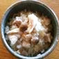 はあちゃんさん's cooksnap of when they made 鶏肉ときのこの炊き込みご飯(和だし.