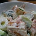 イエローバード's cooksnap of when they made 簡単！胡瓜竹輪の梅マヨ和え.