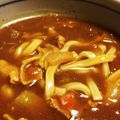 えむ36's cooksnap of when they made カレー研究会！残りのカレーでカレーうどん.