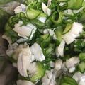 クックNHTIA3☆'s cooksnap of when they made 太刀魚と胡瓜と大葉の酢の物.
