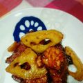 ren9648's cooksnap of when they made 鶏肉とレンコンの唐揚げ＆甘酢和え.