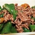 joboob1991's cooksnap of when they made ピーマンひき肉コチュジャン炒め.