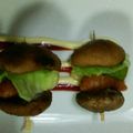 ma___111's cooksnap of when they made 原木しいたけのミニバーガー.