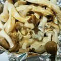 ちぃ兄やん's cooksnap of when they made きのこのホイル焼き～辛子マヨ酢醤油～.