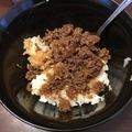 ヤスネエ's cooksnap of when they made 節約☆簡単！ 大根のそぼろ丼.