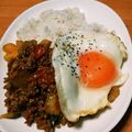 ハチワレねこ's cooksnap of when they made セロリ大好き♡スパイシー丼.
