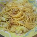river36's cooksnap of when they made キャベツとツナのバター醤油パスタ.