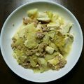 みみりん♪♪'s cooksnap of when they made まろやか☆キャベツと木綿の塩麹チャンプル.