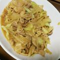 mioly's cooksnap of when they made お弁当に！豚キャベカレー炒め♪.