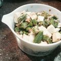 marwee's cooksnap of when they made もやしとオクラ、豆腐のおかか和え.