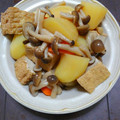 SoraｰRyu's cooksnap of when they made 厚揚げとじゃがいもの煮物.