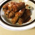 竜くんmama's cooksnap of when they made 豚バラ巻き蓮根のゴマたっぷりダレからめ.
