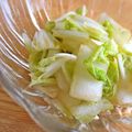 こはる・▽・'s cooksnap of when they made 白菜の浅漬け✤柚子胡椒風味.