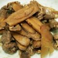 ふわふわ笑顔's cooksnap of when they made 牛肉とごぼうの甘辛炒め.