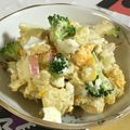 なゆほ's cooksnap of when they made ツナとコーンとハム卵のリンゴ入りポテサラ.