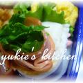 yukiはぴ's cooksnap of when they made お花みたい？♔ちくわにクルクル◴◵◶◷.