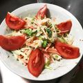 ☆つなとマヨ☆'s cooksnap of when they made ささみ肉のシャキシャキサラダ.