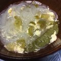 真愛ママ's cooksnap of when they made 風邪にも☆ふわふわ卵の 春雨スープ.