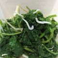 yuiyui0405's cooksnap of when they made カブの葉と油揚げのお浸し.